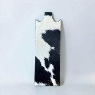 Black all cowhide necklace display (m24)