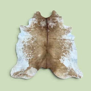 8x7ft salt pepper cowhide rug (x2)