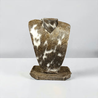All cowhide necklace display (s7)