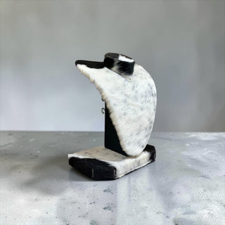 Small all cowhide necklace display  (a14)
