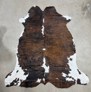 6.1’x5.2’ Brazilian cowhide rug (A11)