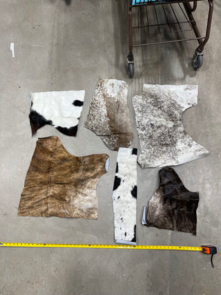 Genuine cowhide scrap