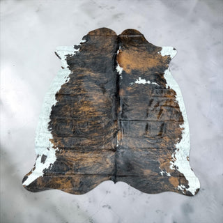 7x6.2ft Brazilian cowhide rug (b07)