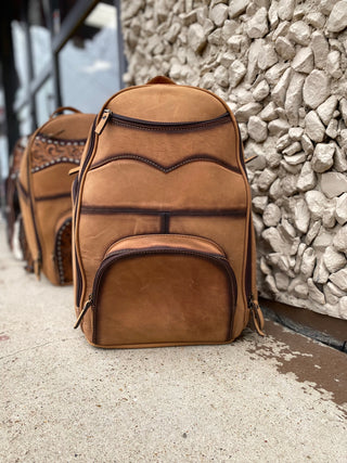 Burn Leather Backpack