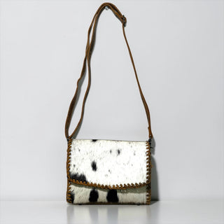 All cowhide crossbody bag