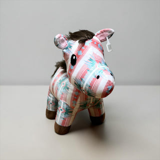 Pink Aztec horse - medium farm pal