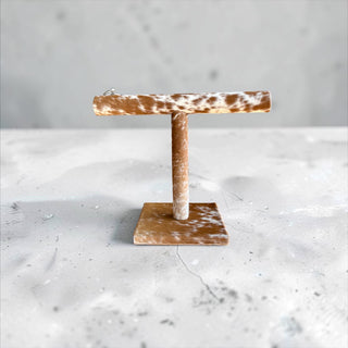 Tan all cowhide bracelet display