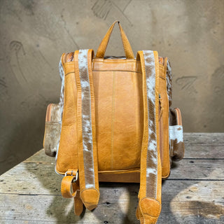 Sunflower highland cowhide backpack