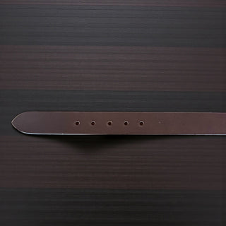 Heritage brown leather belt
