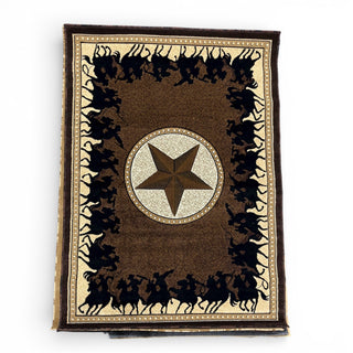5x7’ western rugs (t-726 chocolate)