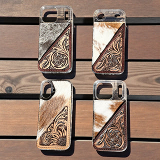 Genuine Leather iPhone Case Western Linens Genuine Leather iPhone Case Western Linens