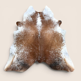7.9h x 6.7w ft salt pepper cowhide rug (p2)