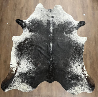 6-7’ Brazilian cowhide rug (j02)