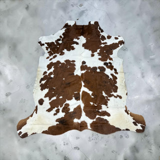 6.1x5.10ft Brazilian cowhide rug (c13)