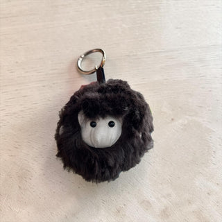 Curly Sheepskin keychain