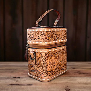 Aysel all tooled leather crossbody bag