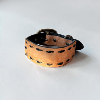 Leather dog collar