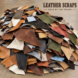 5lb Leather scraps