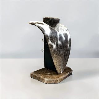 All cowhide necklace display (a5)