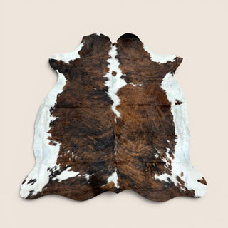 6x5.6’ Brazilian cowhide rug (v12)
