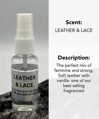 Leather & lace scent