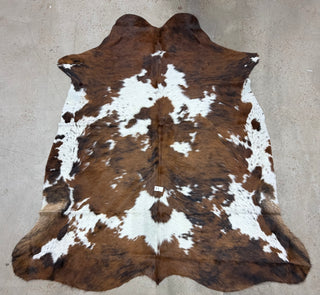 6.6’x5.10’ Brazilian cowhide rug (A4)