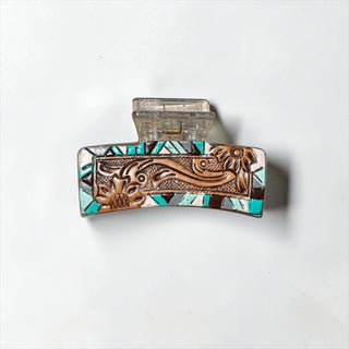 Prairie turquoise hair claw