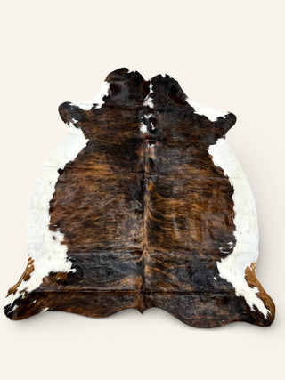 5-6’ Brazilian cowhide rug (b66)