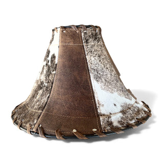 Medium cowhide lampshade