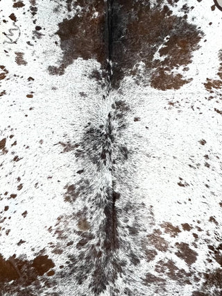 7x6.3ft premium cowhide area rug (e02)