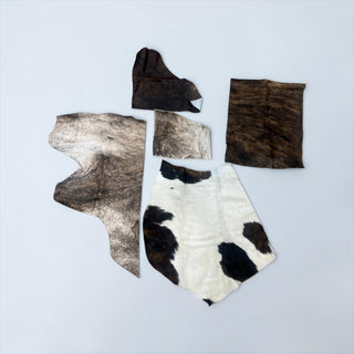Genuine cowhide scraps
