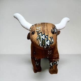 Mustard Aztec longhorn- medium farm pal