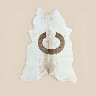 Initial calf hide 3-4’