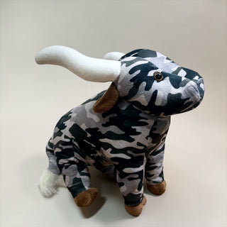 Gray camo Longhorn- medium farm pal