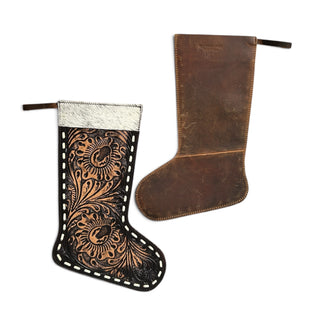 Rustic Christmas stockings