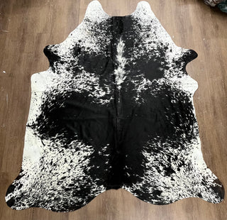 6-7’ Brazilian cowhide rug (j05)