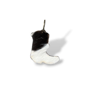 Boot cowhide keychain