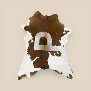 Initial calf hide 3-4’