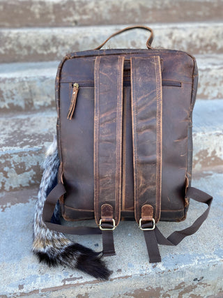 Vintage Genuine Leather Backpack