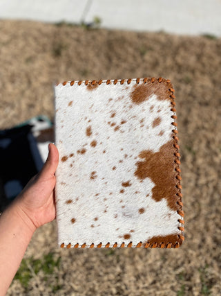 Tan Cowhide Book Cover