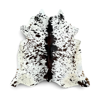 7x6.5ft salt pepper cowhide rug (z2)