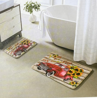 Western 2pc bath mat