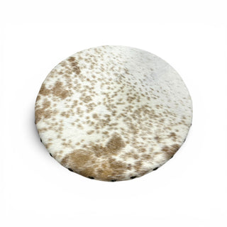 All cowhide lazy Susan
