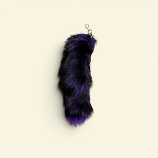 Purple 2-tone fox tail