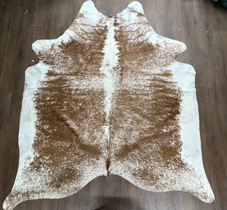 6-7’ Brazilian cowhide rug ( j04)