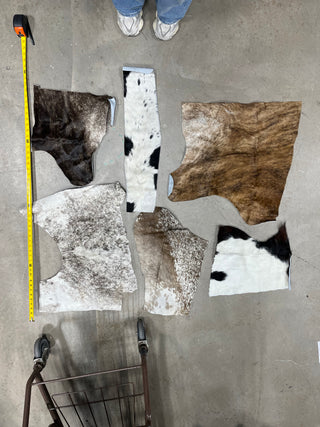 Genuine cowhide scrap
