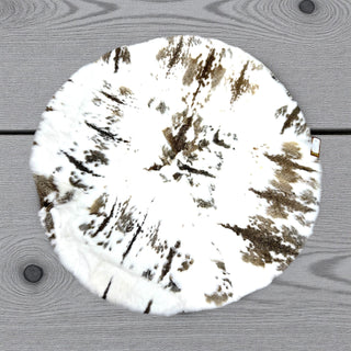 4x4’ designer rabbit round carpet