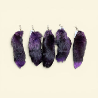 Night purple fox tail