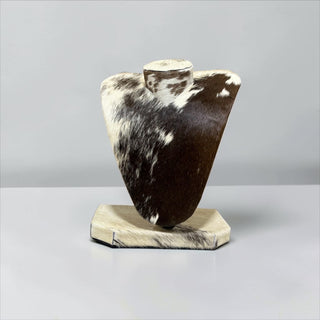 Small all cowhide necklace display (a18)