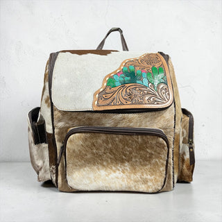 Cactus all cowhide backpack
